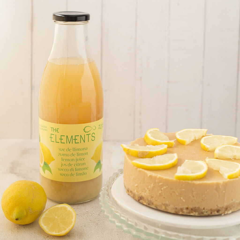 Pastel de limón fresco vegano